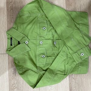 GAP Green Jean Jacket